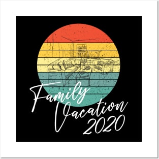 Family Staycation Quarantine Gift Posters and Art